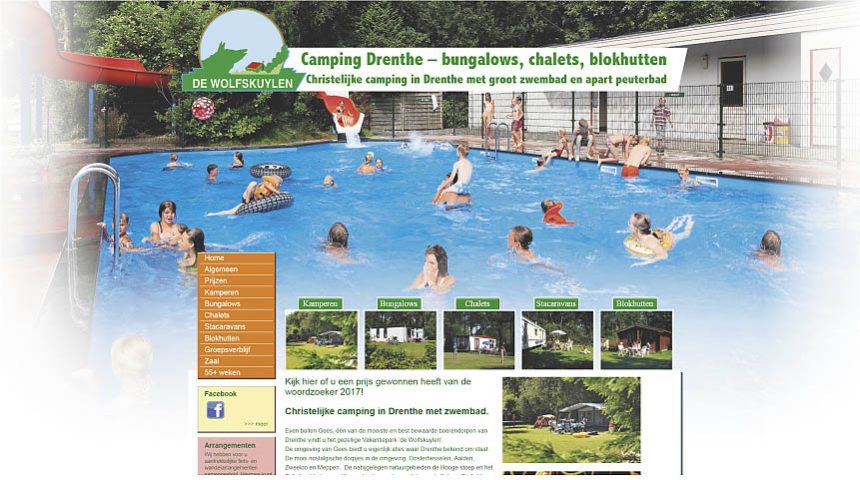 Website Camping de Wolfskuylen