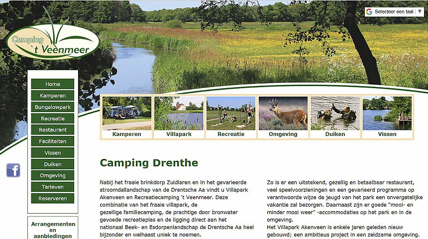 Website Camping Veenmeer